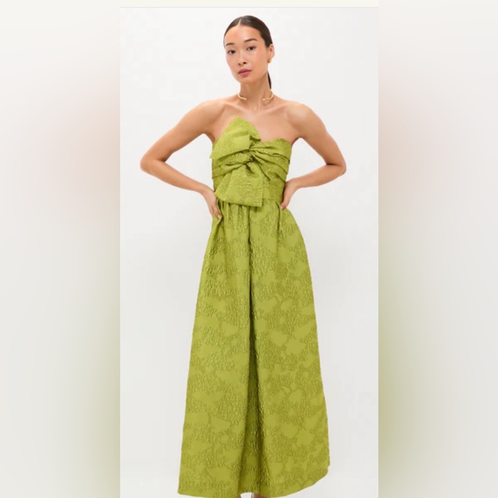 Brocade Metallic Strapless Kathleen Gown 
 Tuckernuck Dress